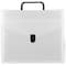 JAM Paper 10" x 12" Clear Plastic Portfolio File Carry Case
